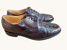 Loake Brogues Shoes Oxblood