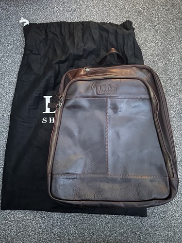 Loake leather backpack - loake,