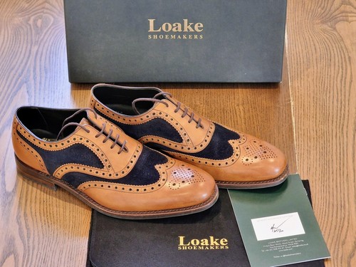 Loake kerridge tan navy - tan, &