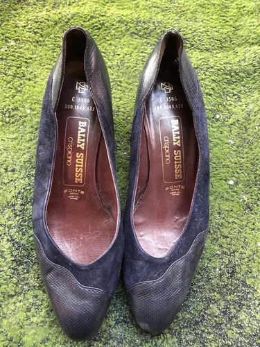 Women bally heels - heels, navy