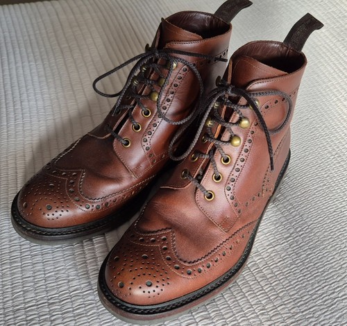 Loake leather boots glendale - leather,