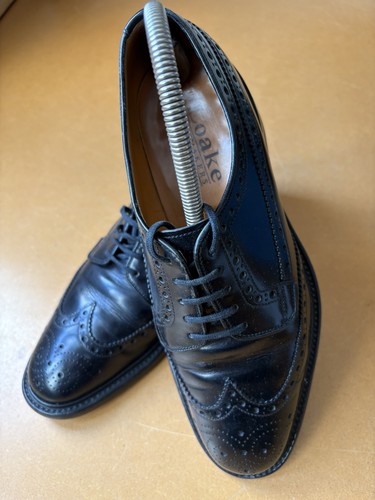 Loake shoemaker black brogue - loake,